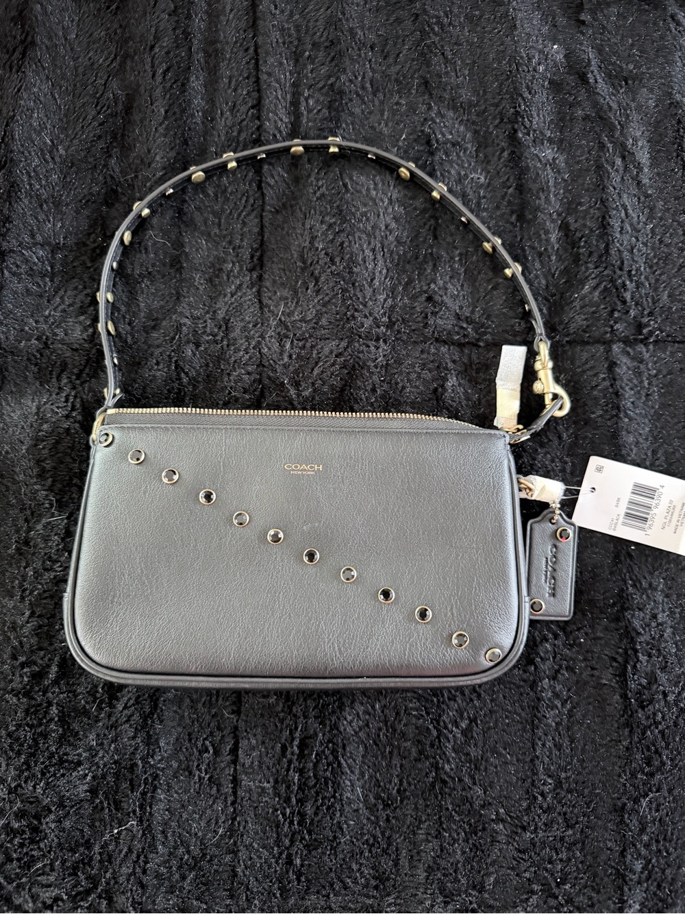 Coach Plaza W/ Rivets Shoulder Bag